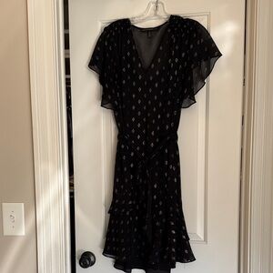 White House Black Market Black Diamond Midi Dress
